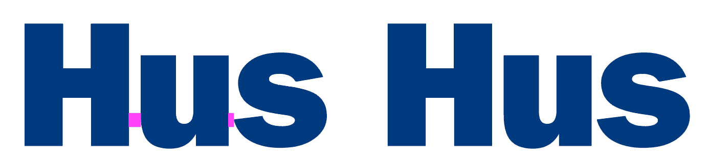 hus letters uneven space