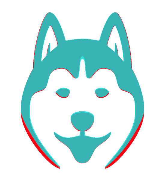 husky rebrand vector reshape